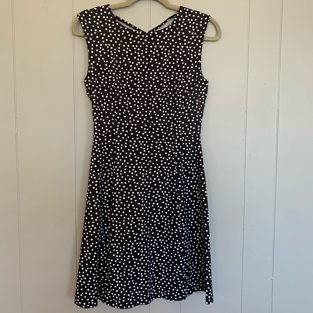 Title nine steadfast dress in black polka dot